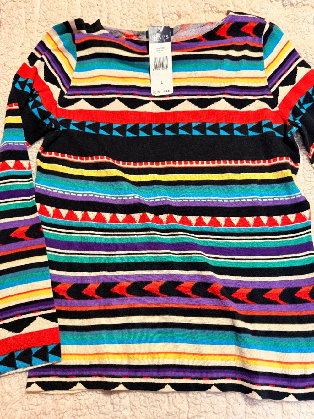 100% cotton Chaps print shirt